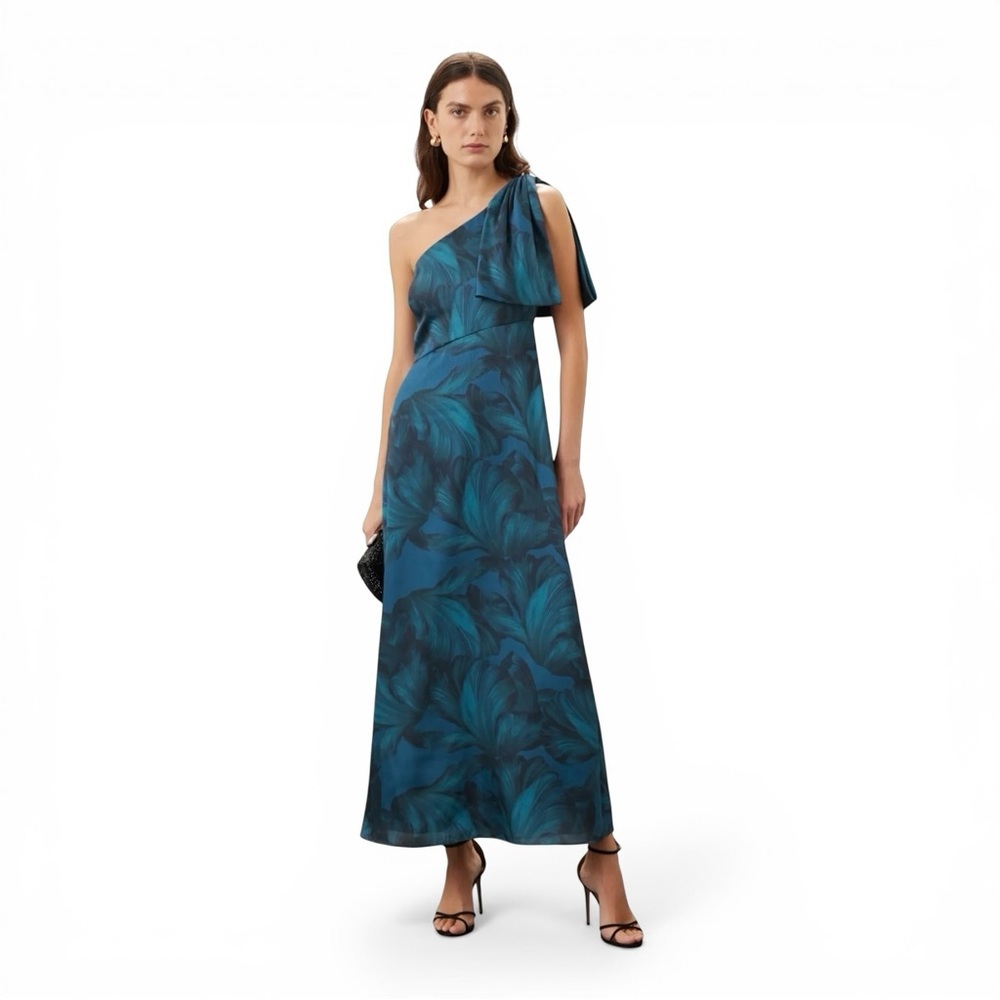 Sachin & Babi Chelsea One Shoulder Gown NWT